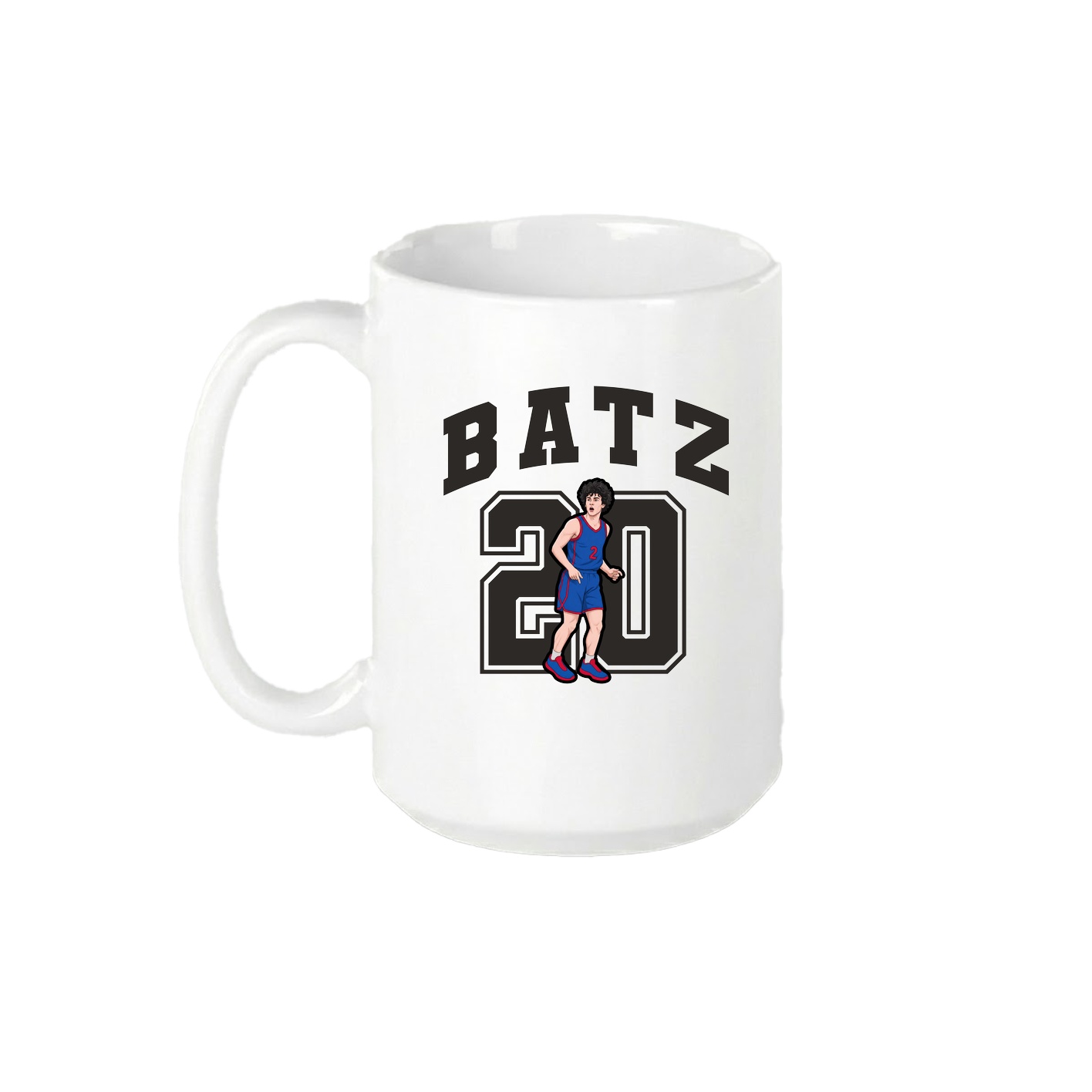 15oz Coffee Mug — Number in White