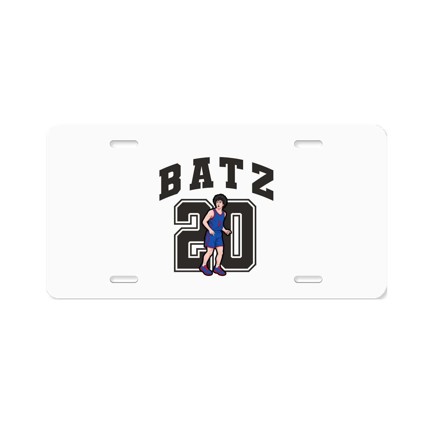 License Plate — Number in Classic