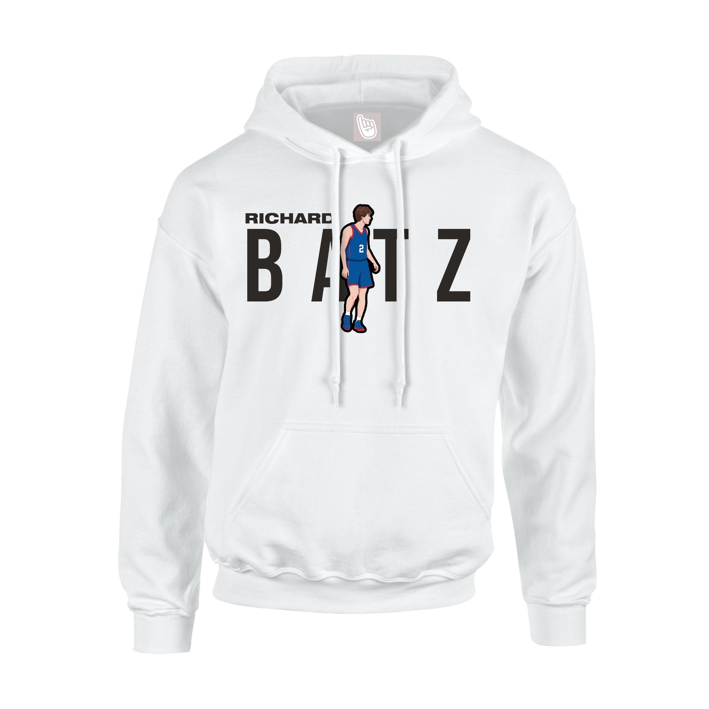 Youth Hoodie — Player Name in White