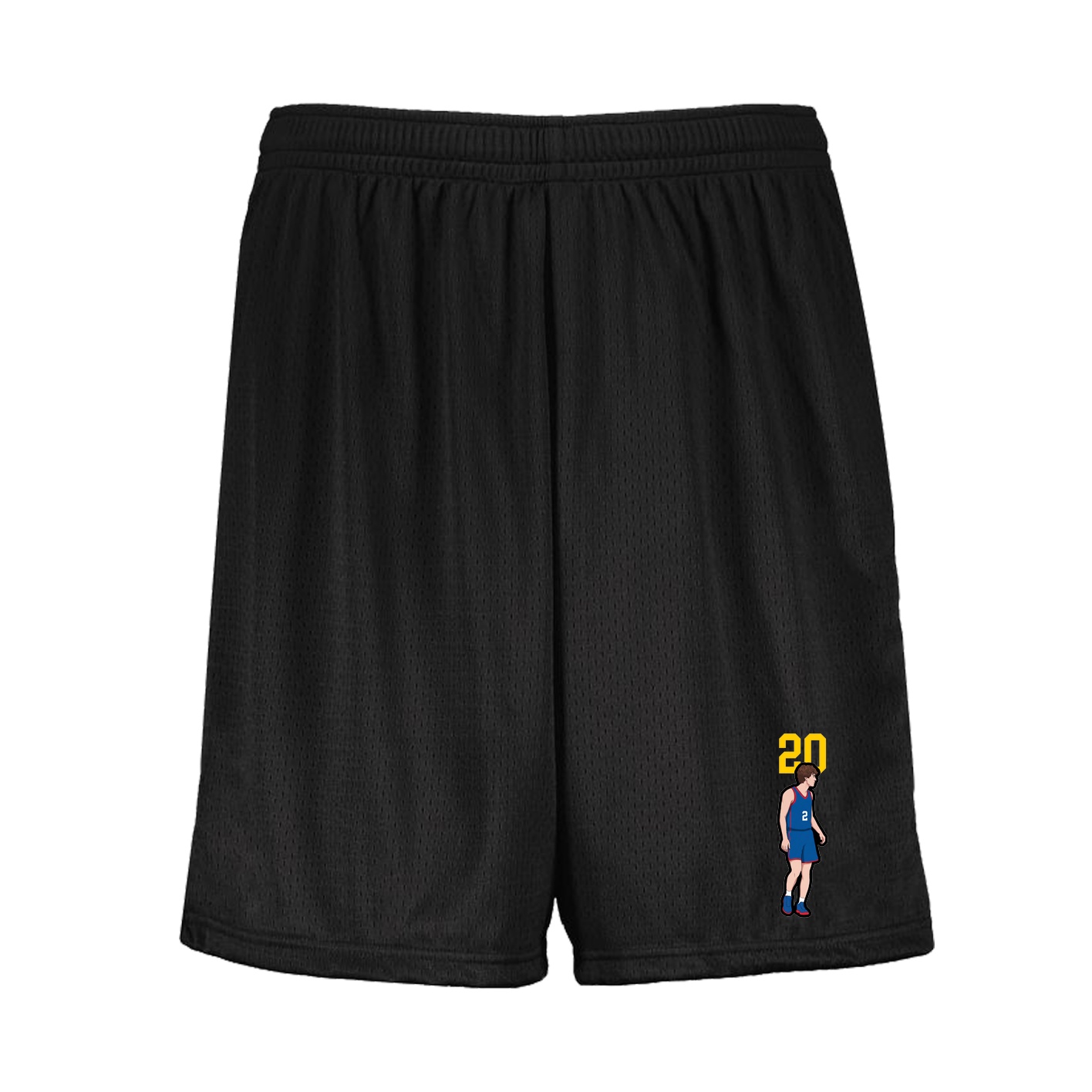 Shorts — Number Top in Black