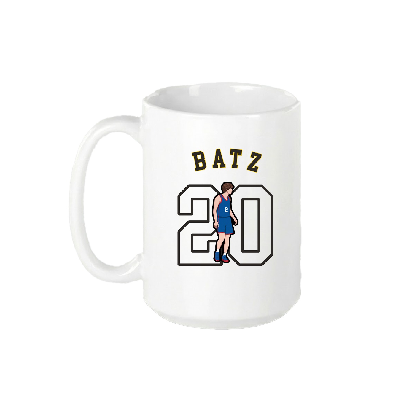 15oz Coffee Mug — Shirsey Arch in White