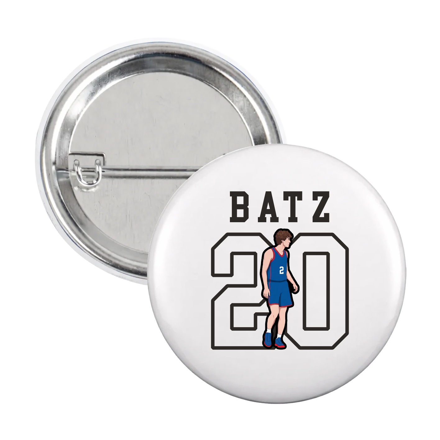 Game Day Button — Shirsey in White