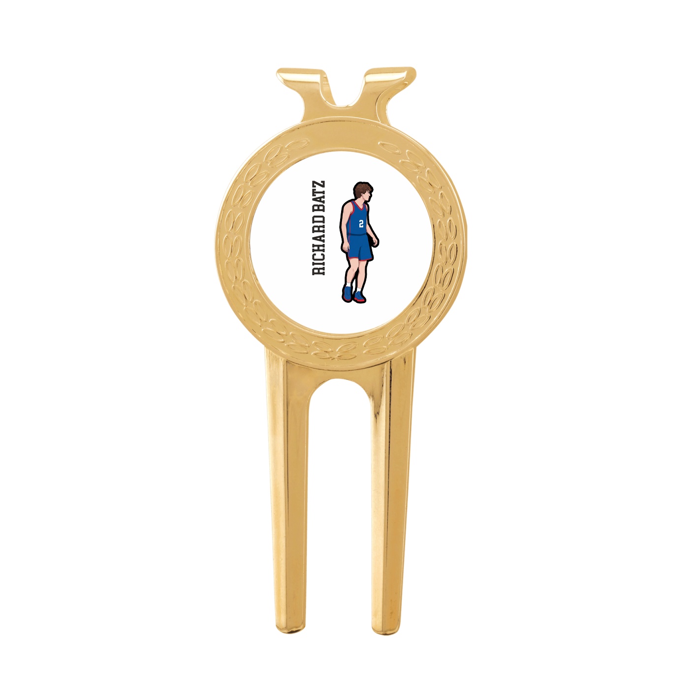 Divot Tool with Ball Marker — Name Vertical in Classic