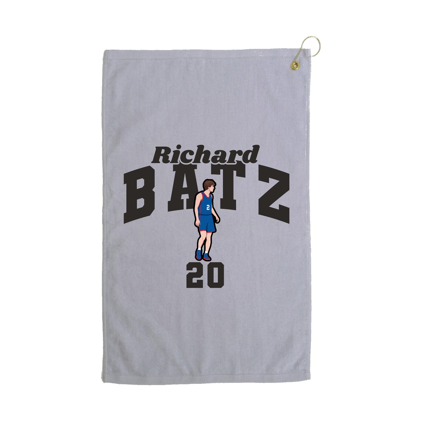 Golf Towel — Signature Arch in Grey