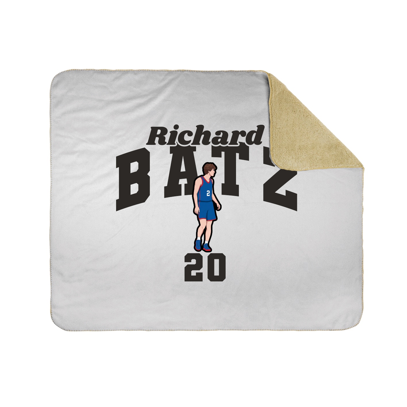 Throw Blanket — Signature Arch in White