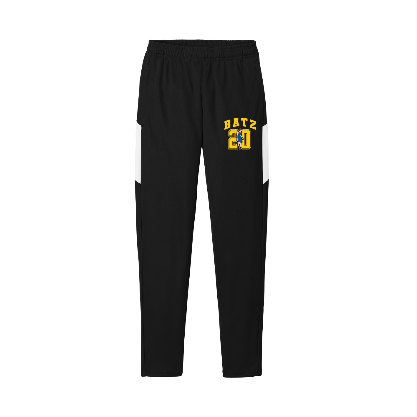 Team Travel Pant — Number in Black/White
