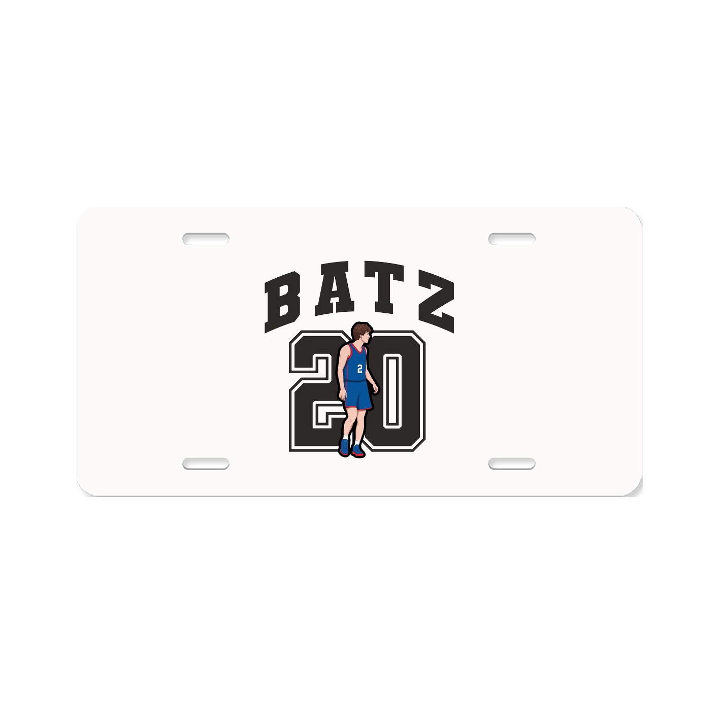 License Plate — Number in Classic