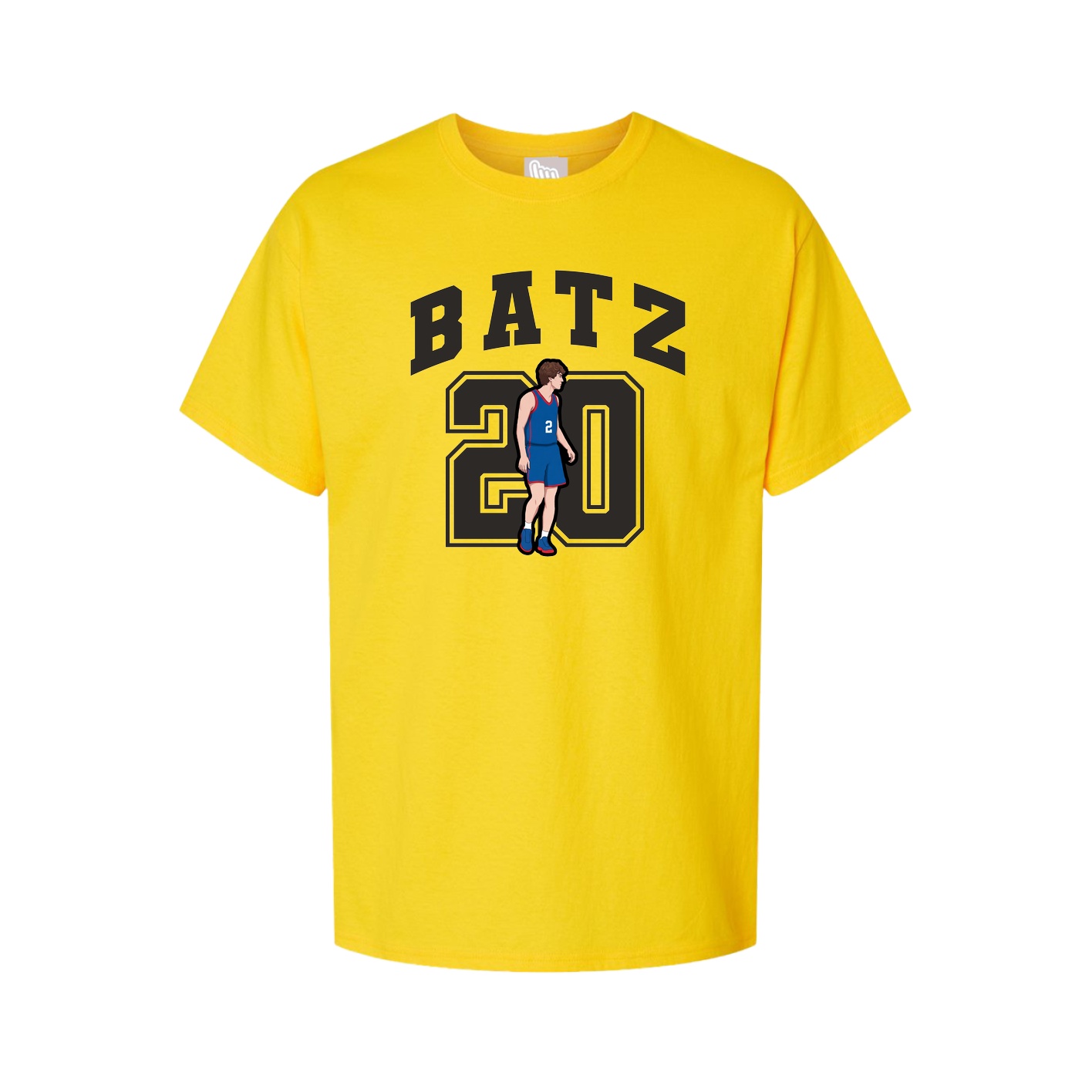 Youth Tee — Number in Gold
