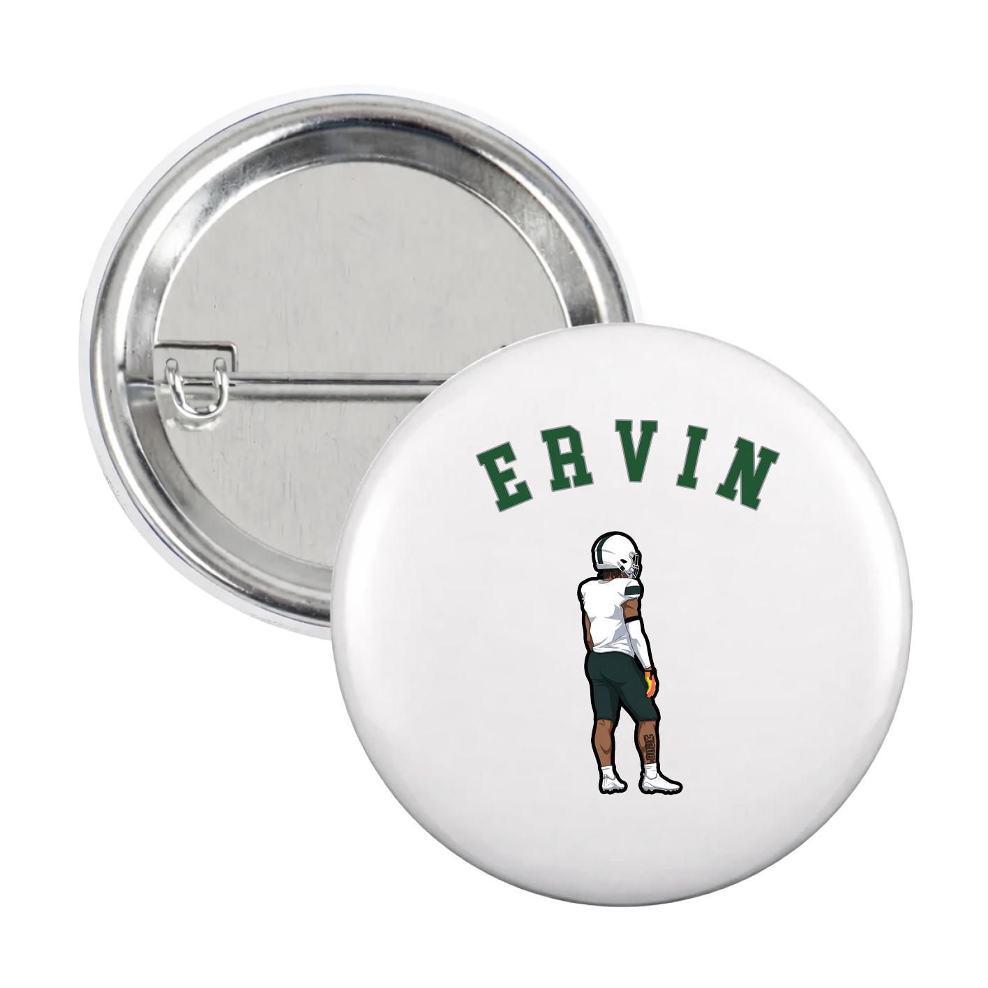 Game Day Button — Shirsey Arch in White