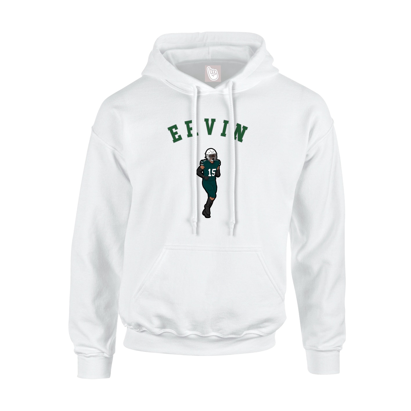 Hoodie — Shirsey Arch in White