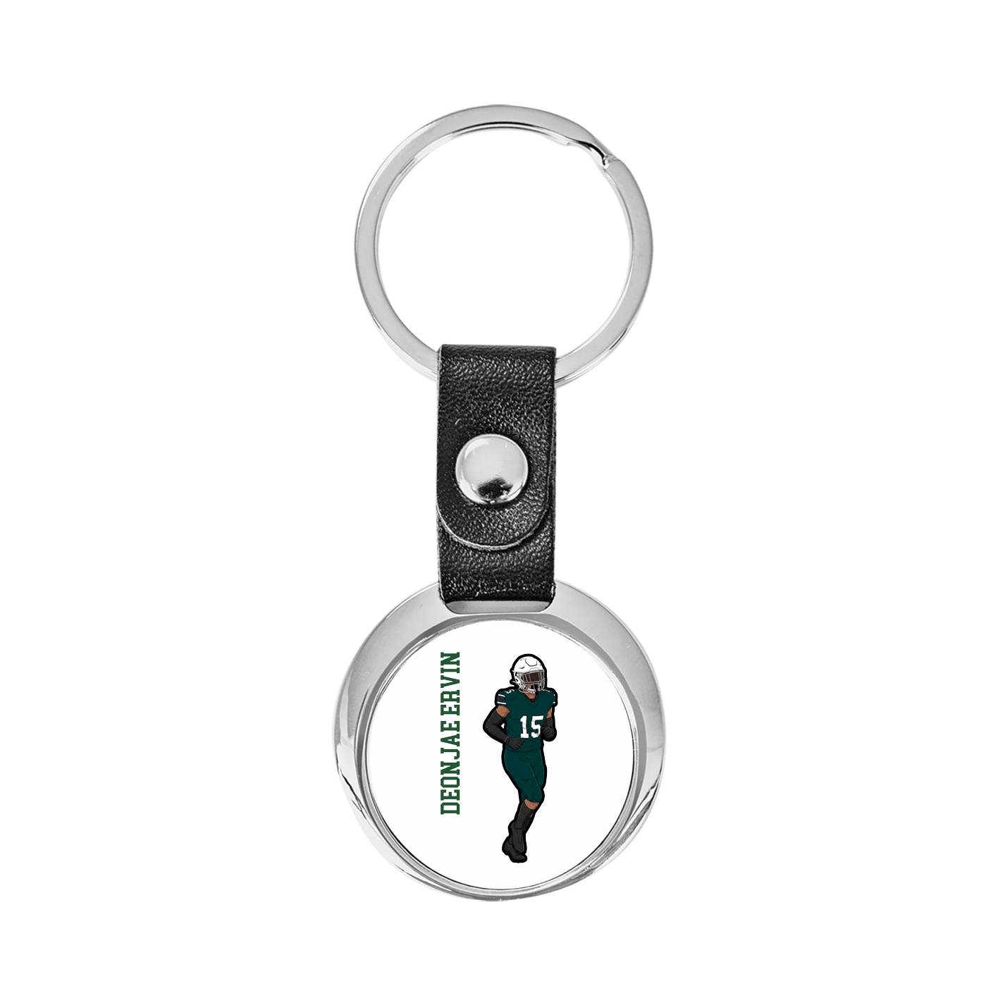 Key Chain — Name Vertical in Classic