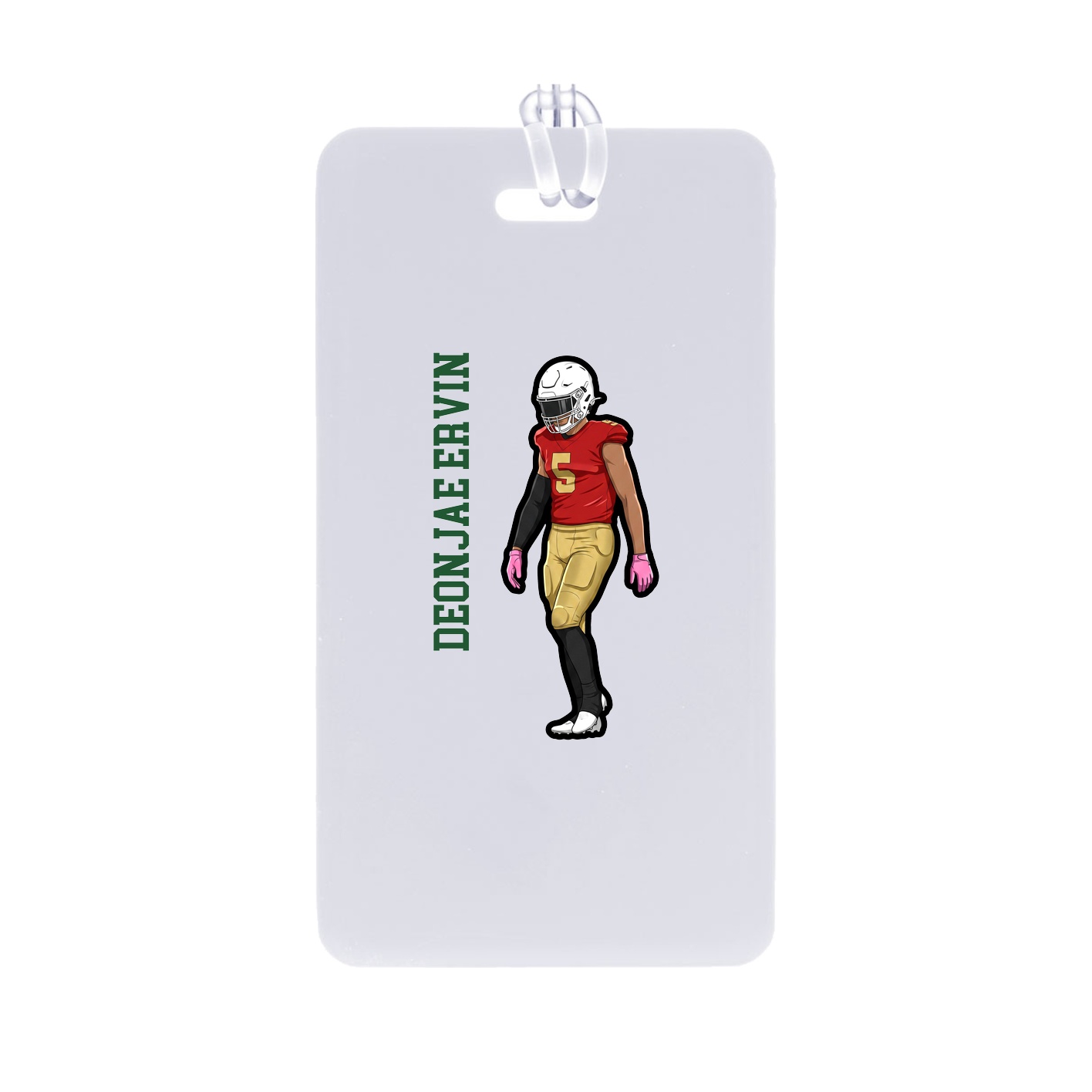 Bag Tag — Name Vertical in Classic