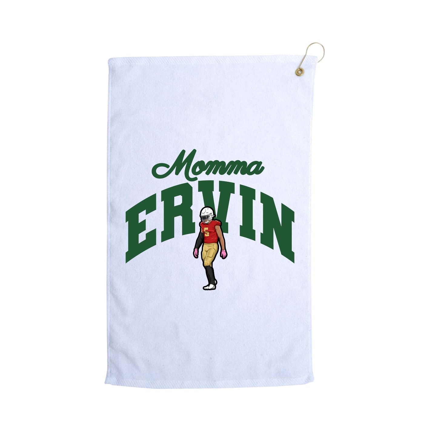 Golf Towel — Mothers Day Arch in White