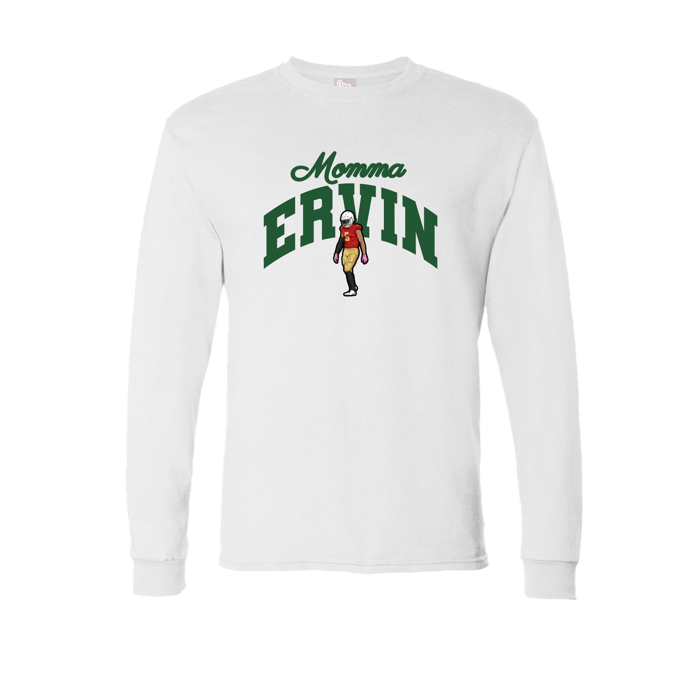 Long Sleeve Tee — Mothers Day Arch in White