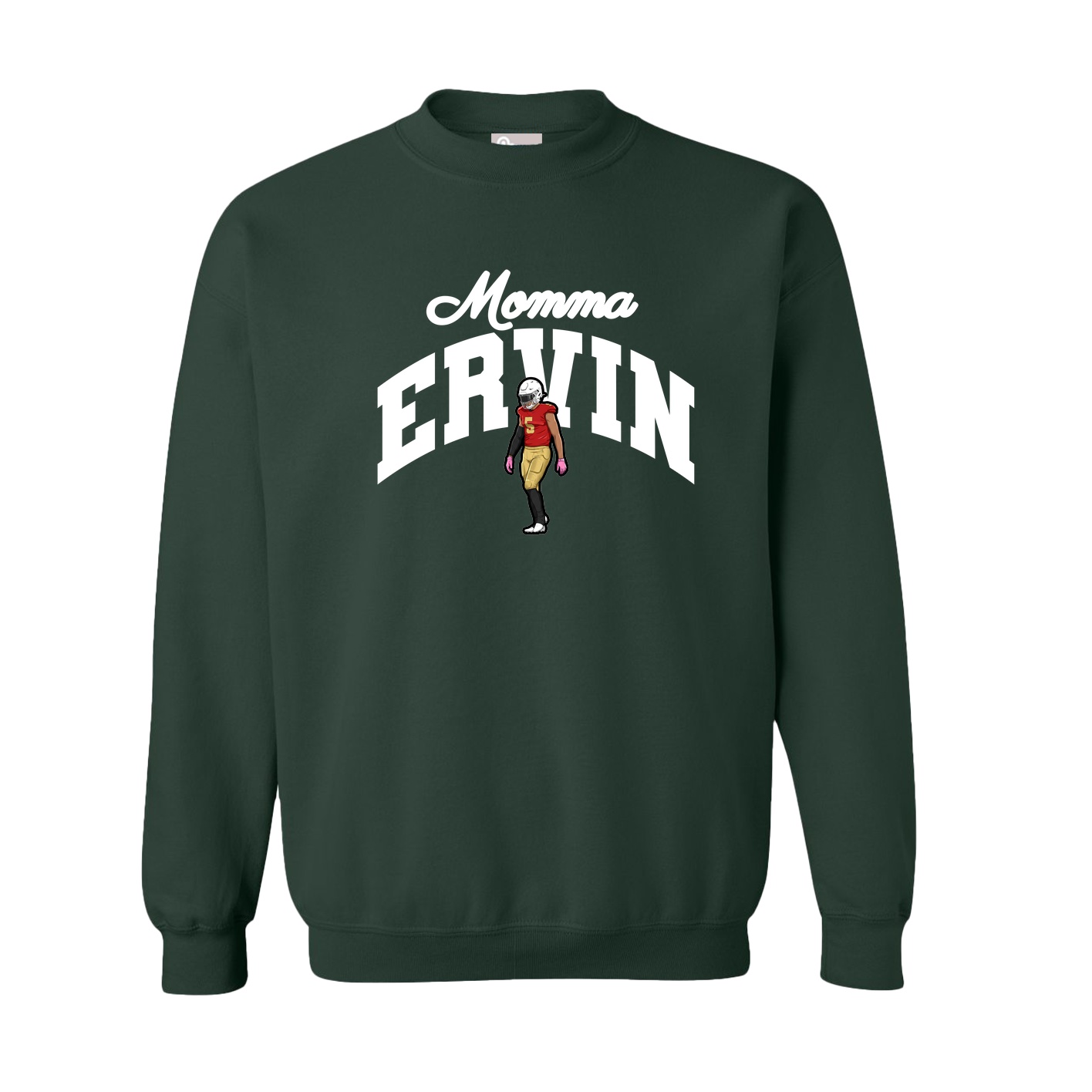 Fleece Crew — Mothers Day Arch in Green