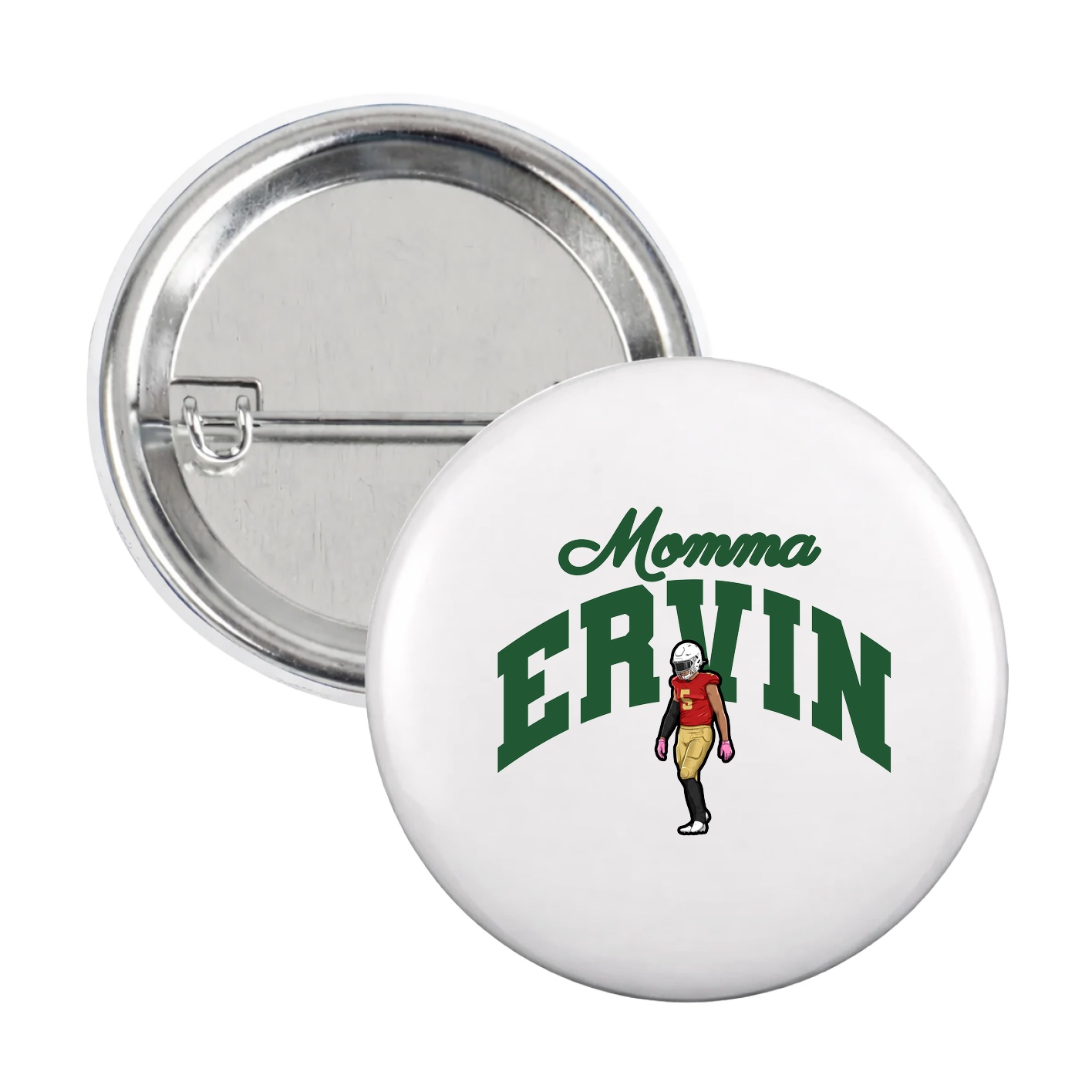 Game Day Button — Mothers Day Arch in White