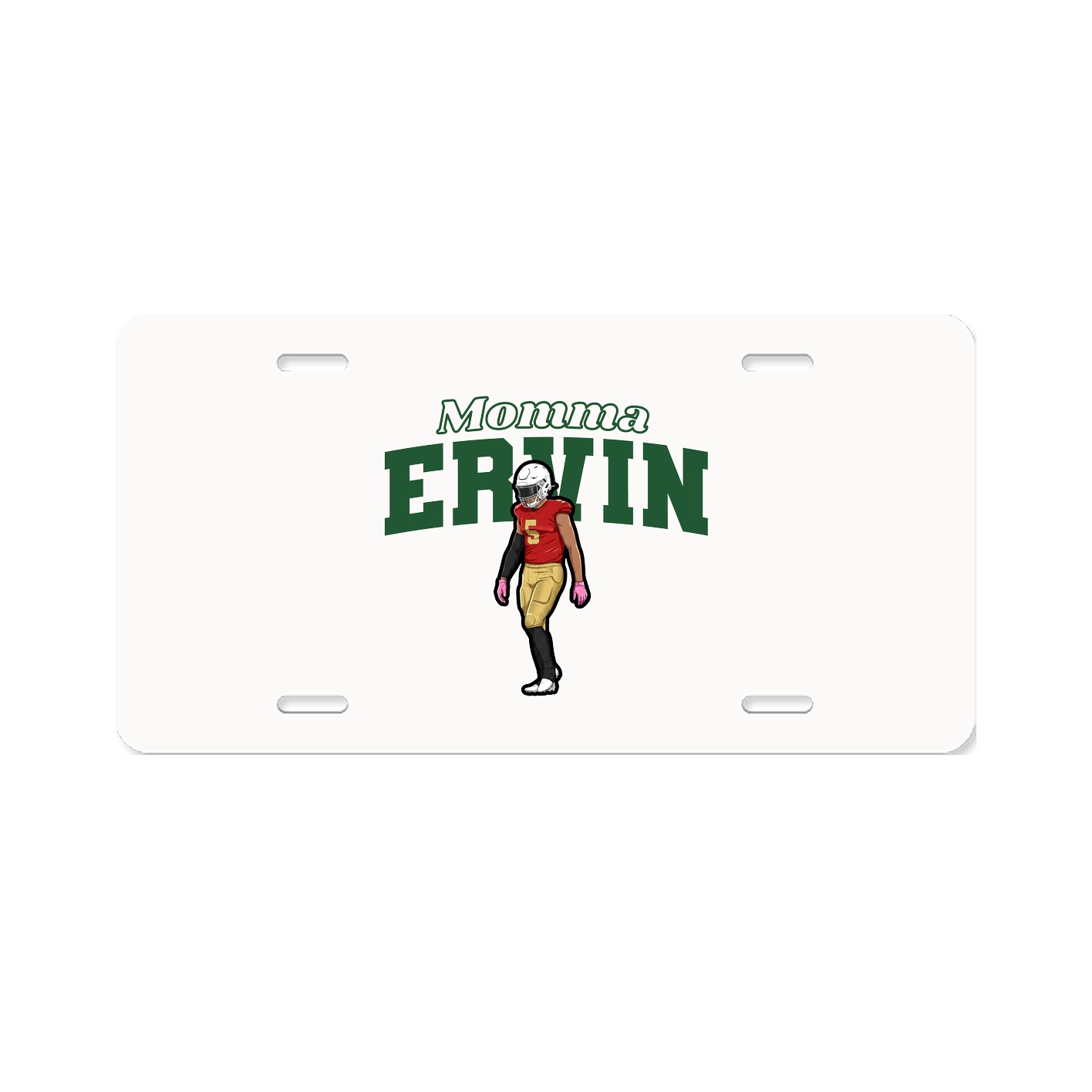 License Plate — Mothers Day Block in Classic