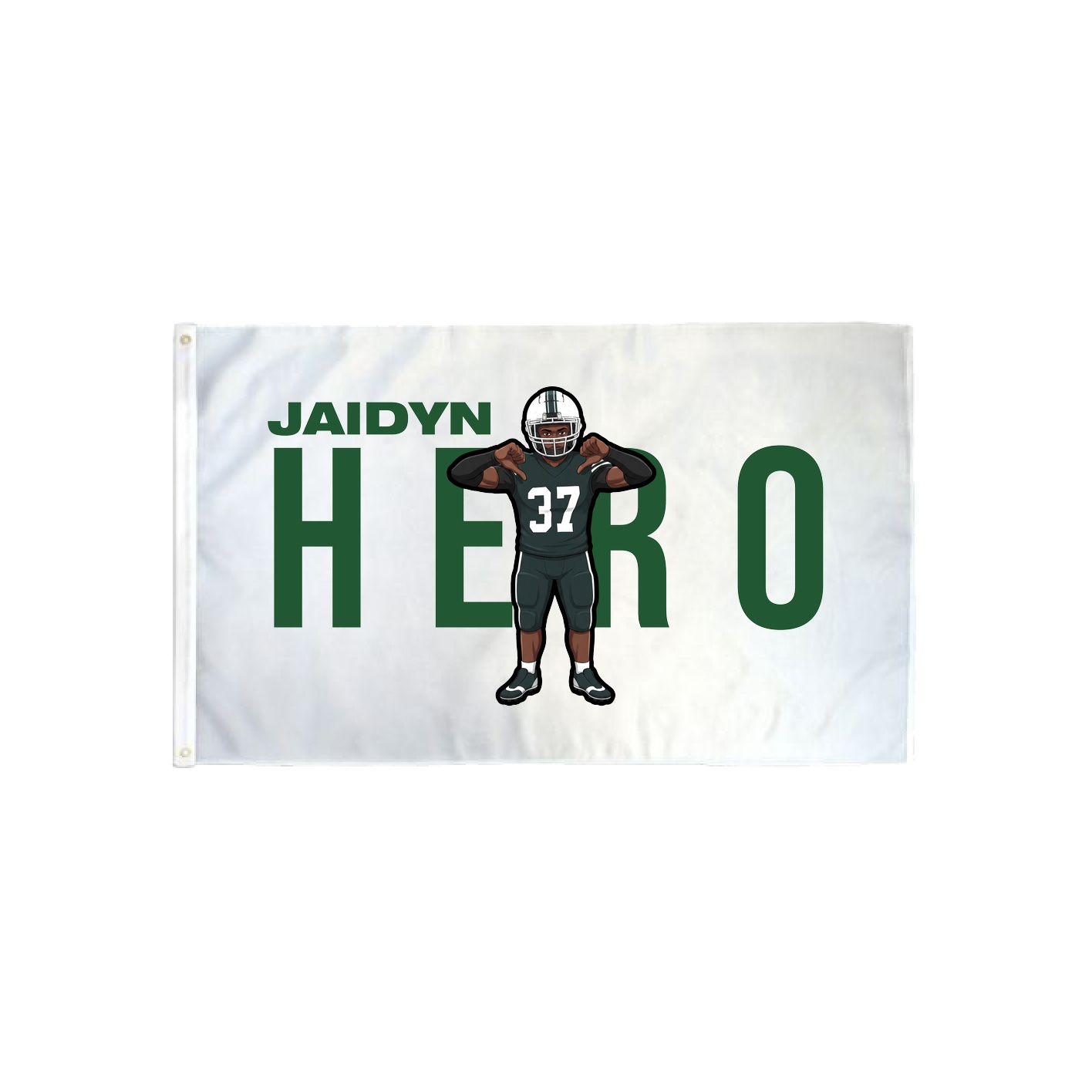 3x5 Flag — Player Name in Classic
