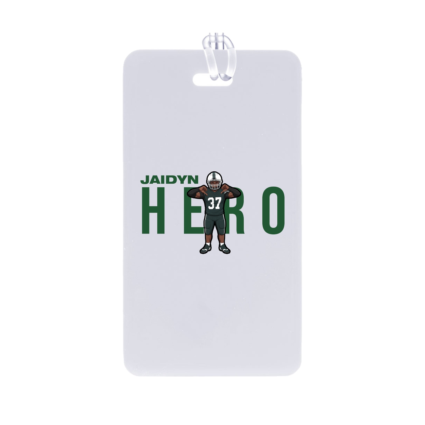 Bag Tag — Player Name in Classic