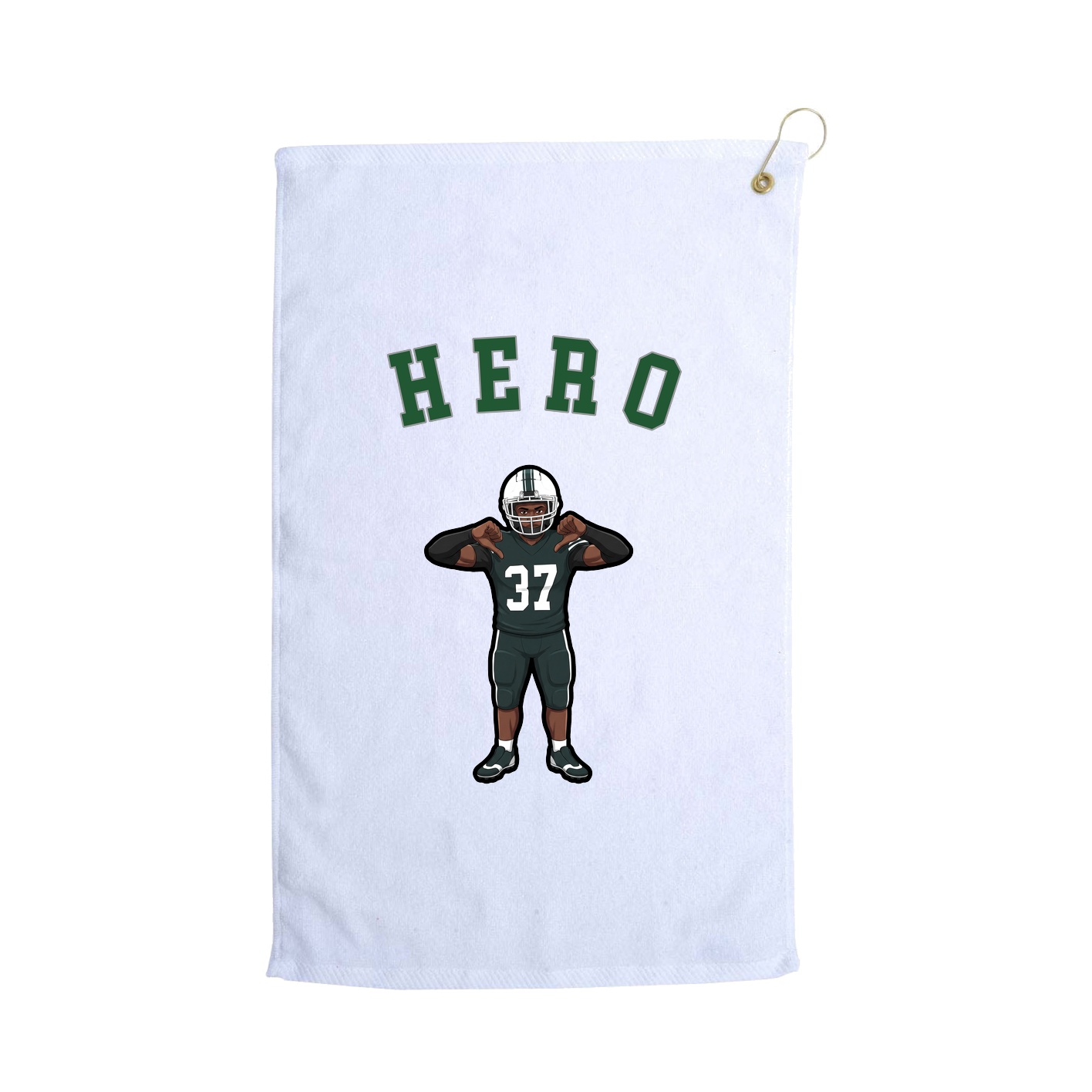 Golf Towel — Shirsey Arch in White