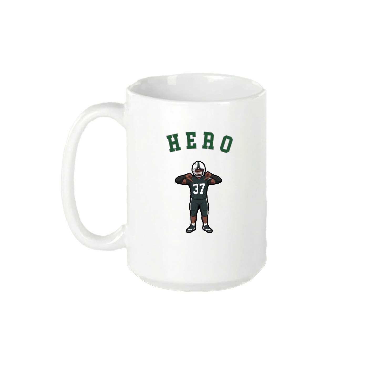 15oz Coffee Mug — Shirsey Arch in White