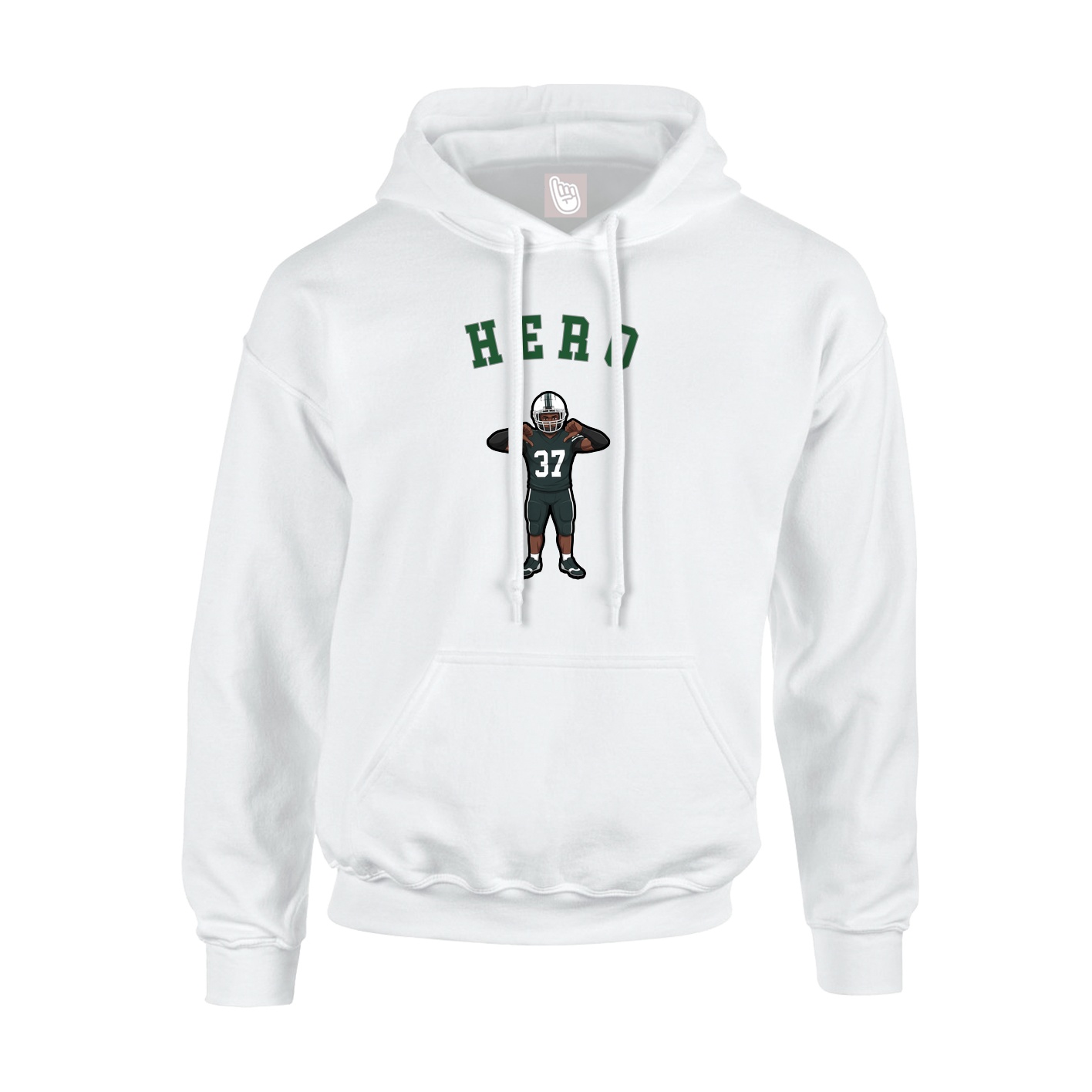 Hoodie — Shirsey Arch in White