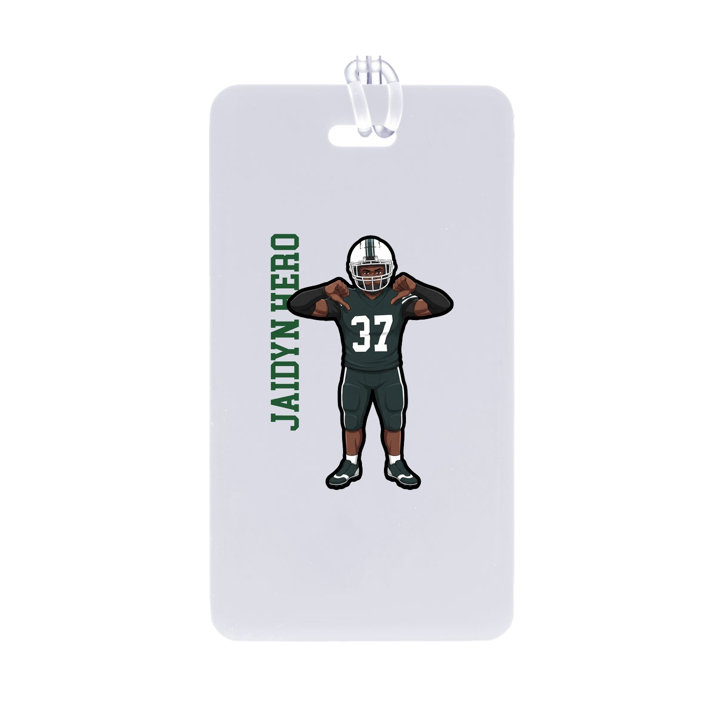 Bag Tag — Name Vertical in Classic