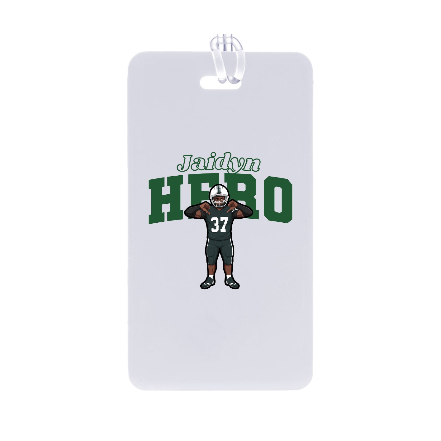 Bag Tag — Name Arch in Classic