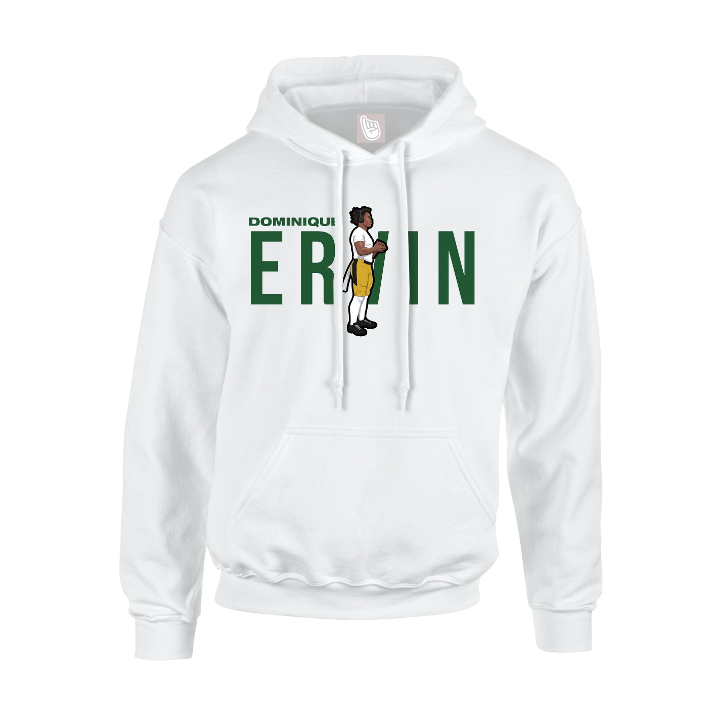Hoodie — Player Name in White