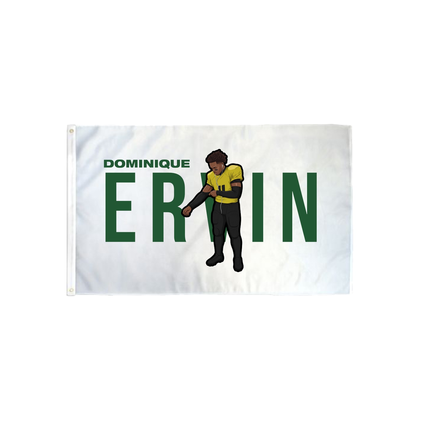 3x5 Flag — Player Name in Classic