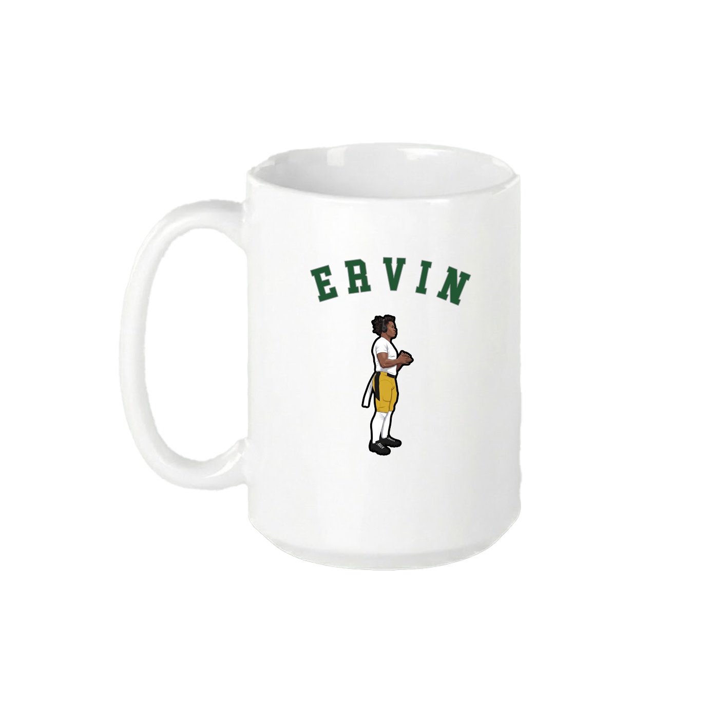 15oz Coffee Mug — Shirsey Arch in White