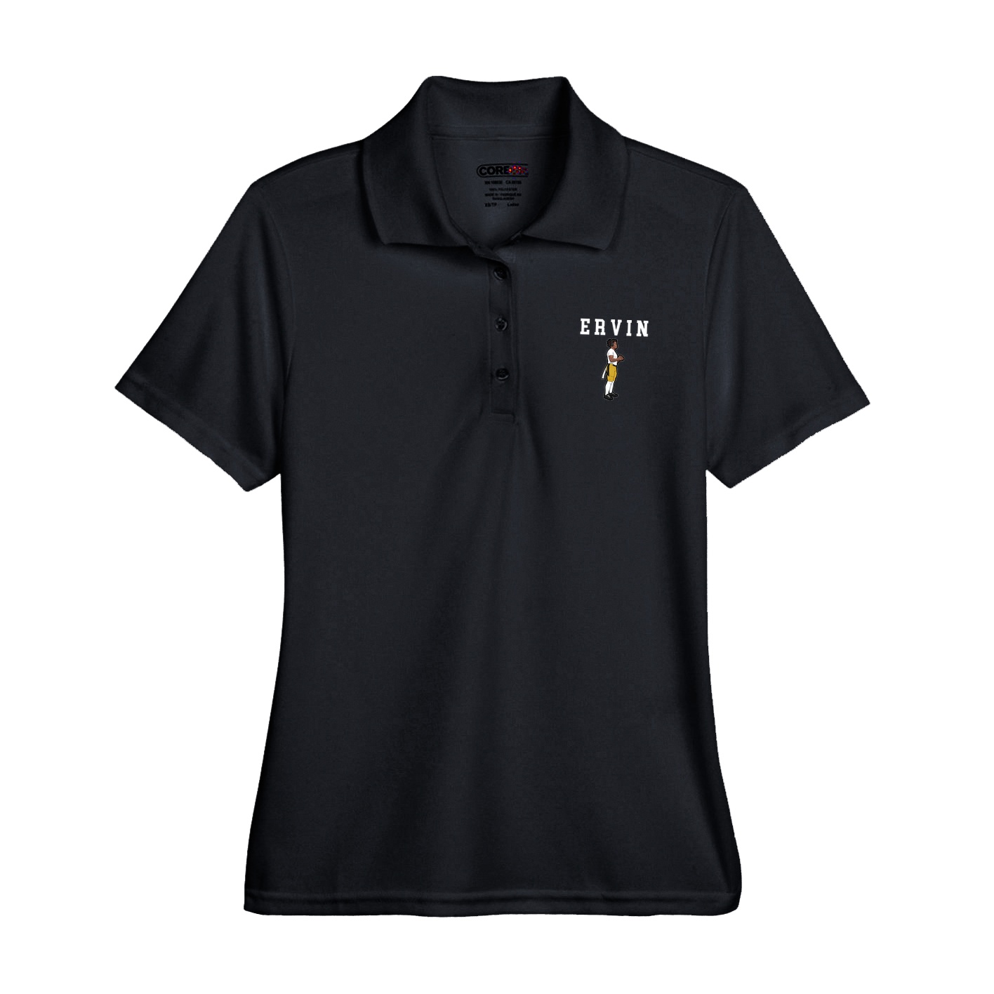 Womens Performance Polo — Shirsey in Black