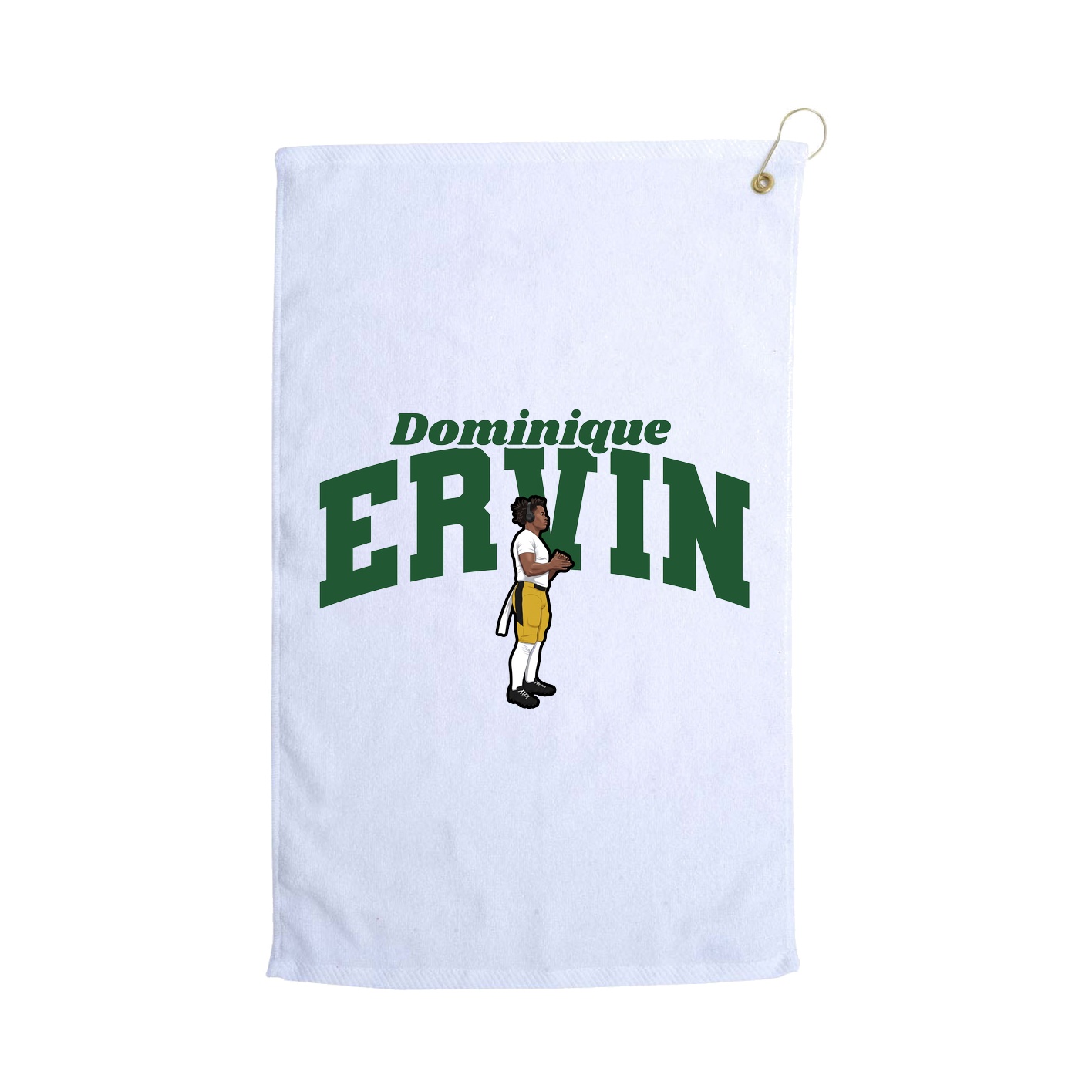 Golf Towel — Signature Arch in White