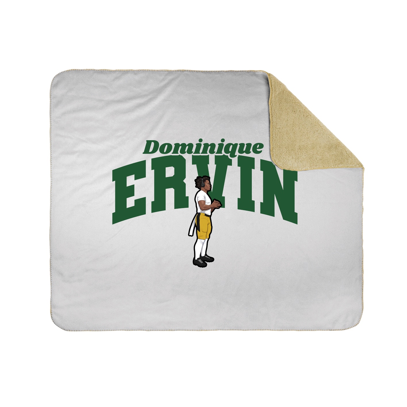 Throw Blanket — Signature Arch in White