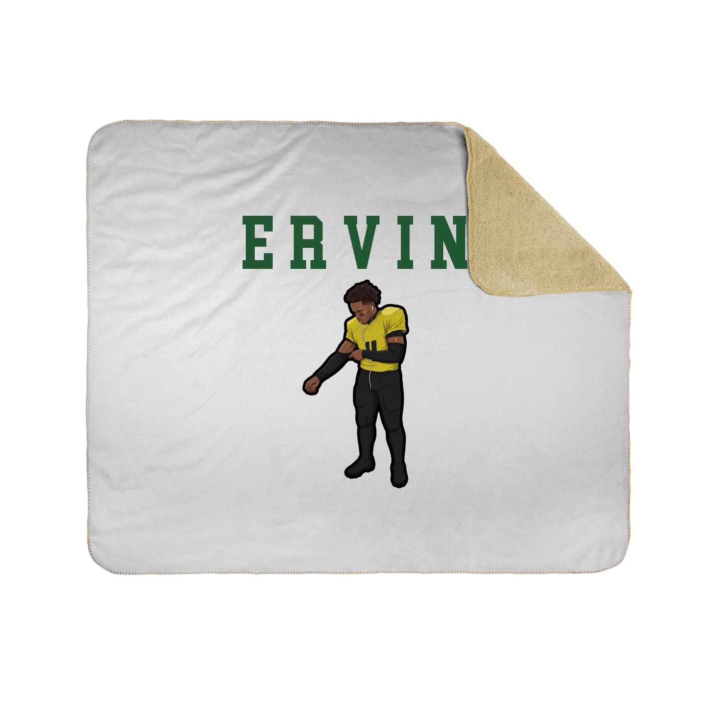 Throw Blanket — Shirsey in White