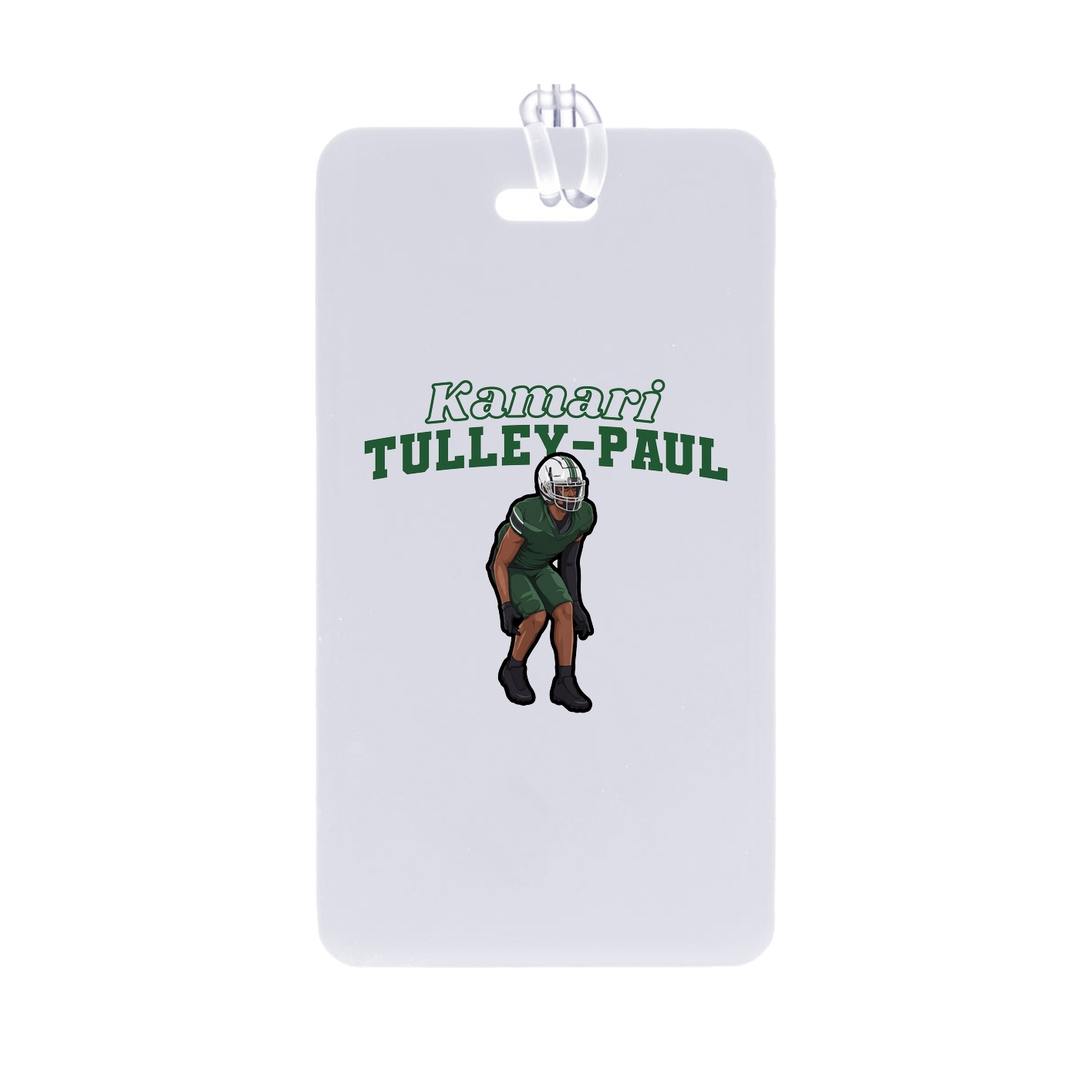 Bag Tag — Name Arch in Classic