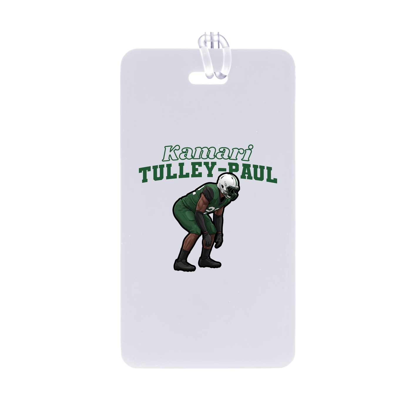 Bag Tag — Name Arch in Classic