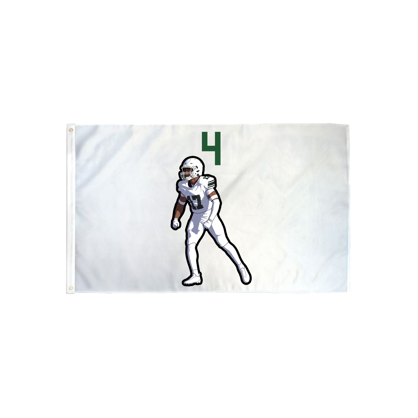 3x5 Flag — Number Top in Classic