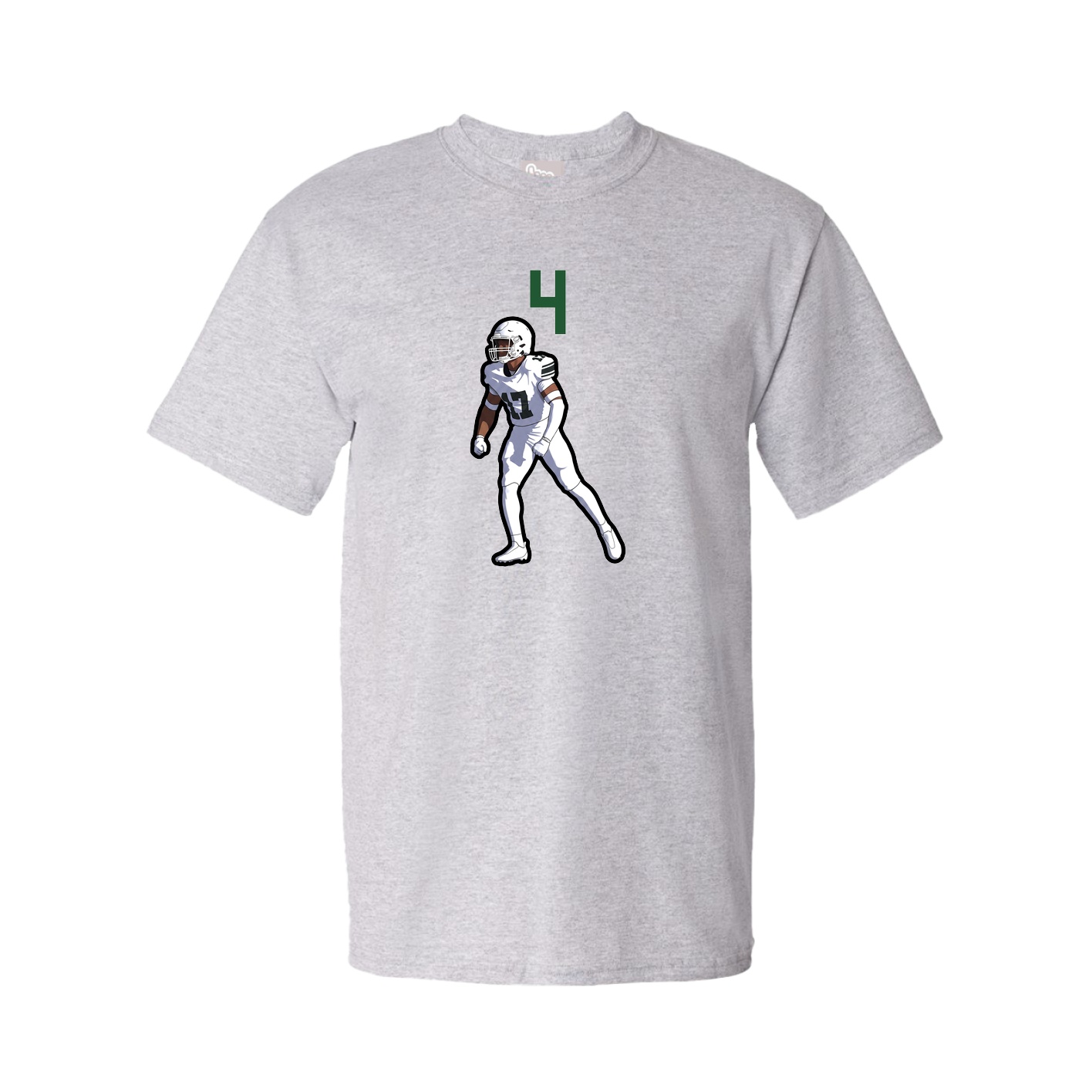 Tee — Number Top in Grey