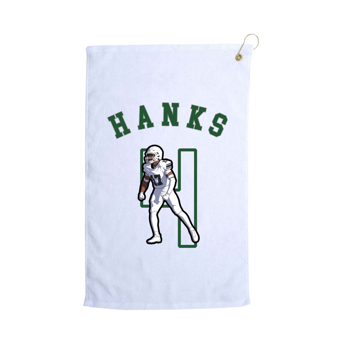 Golf Towel — Shirsey Arch in White
