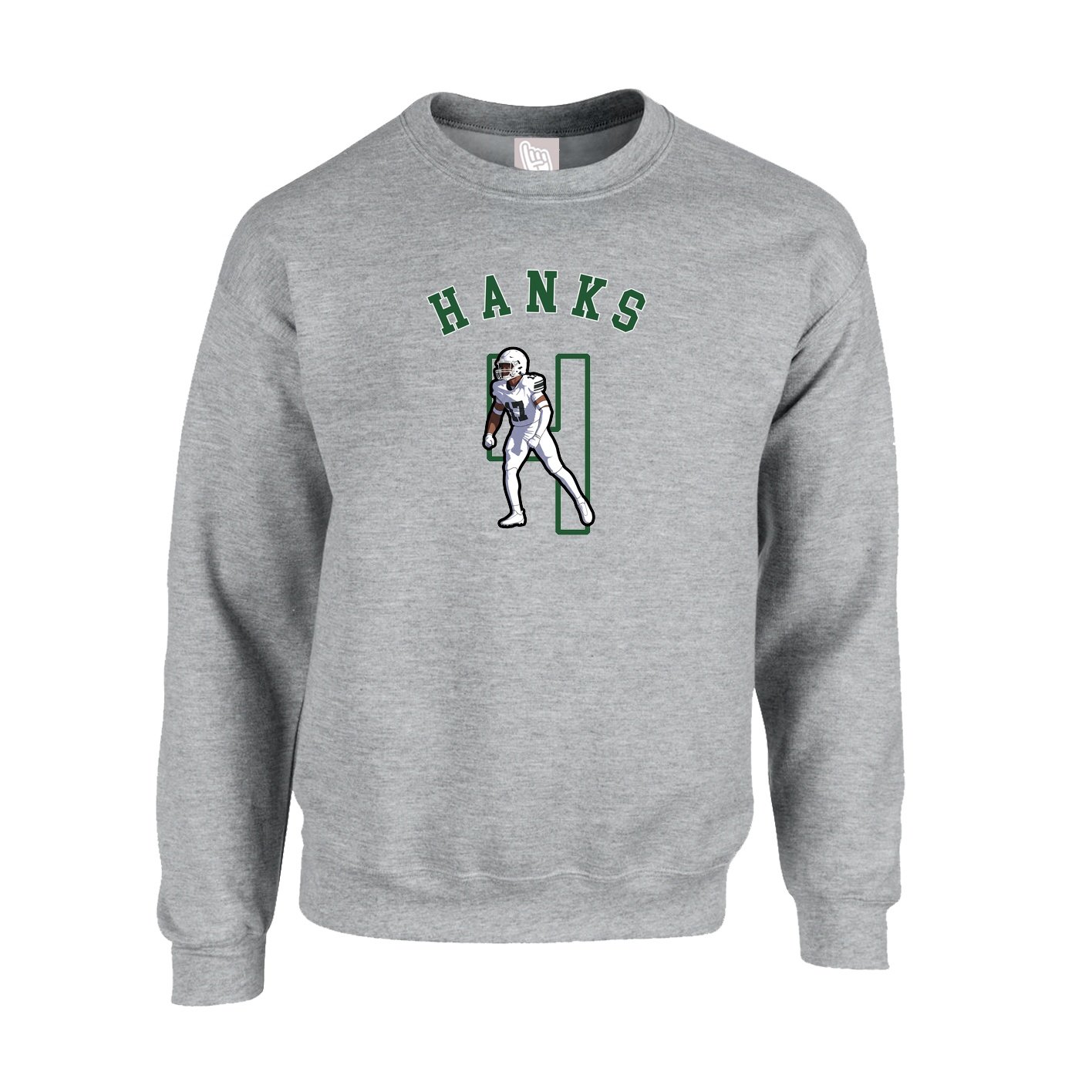 Fleece Crew — Shirsey Arch in Grey