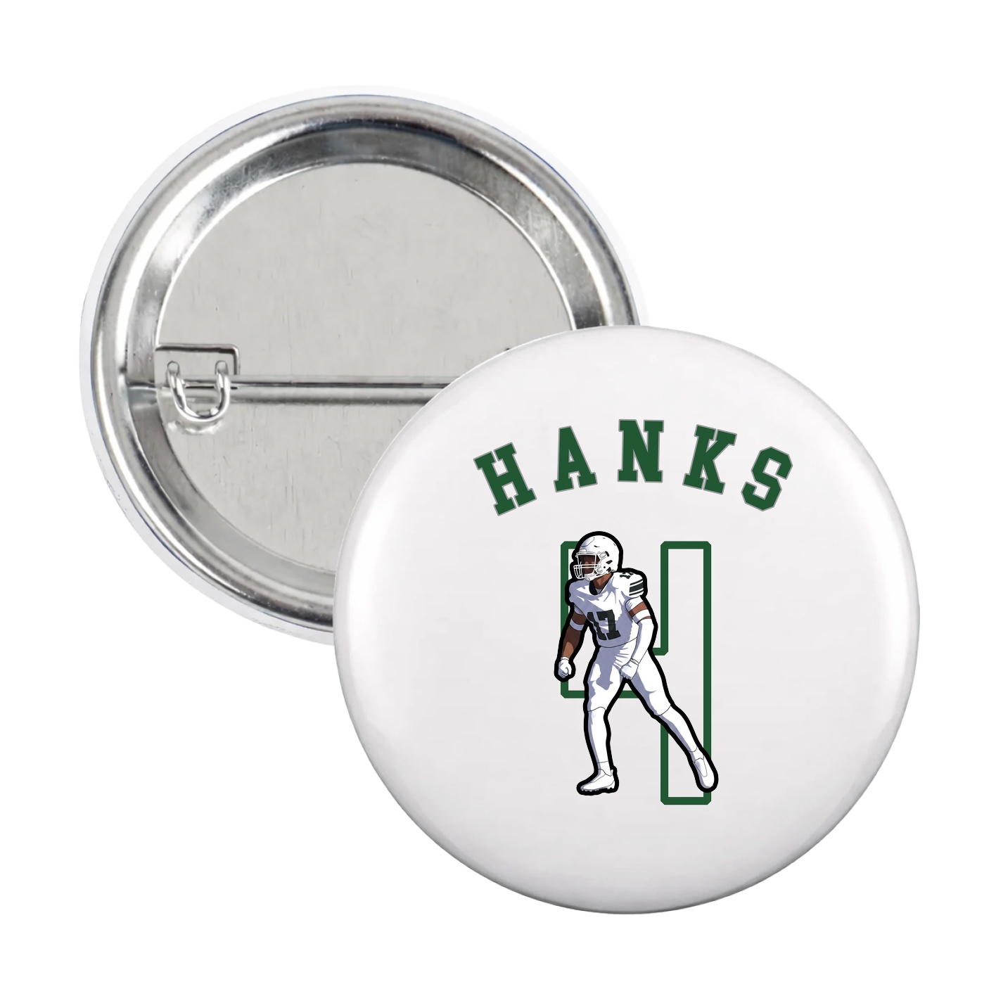 Game Day Button — Shirsey Arch in White