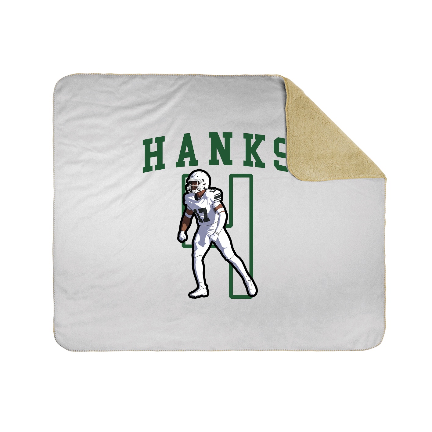 Throw Blanket — Shirsey in White