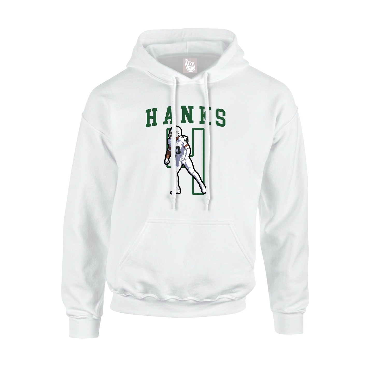 Hoodie — Shirsey in White