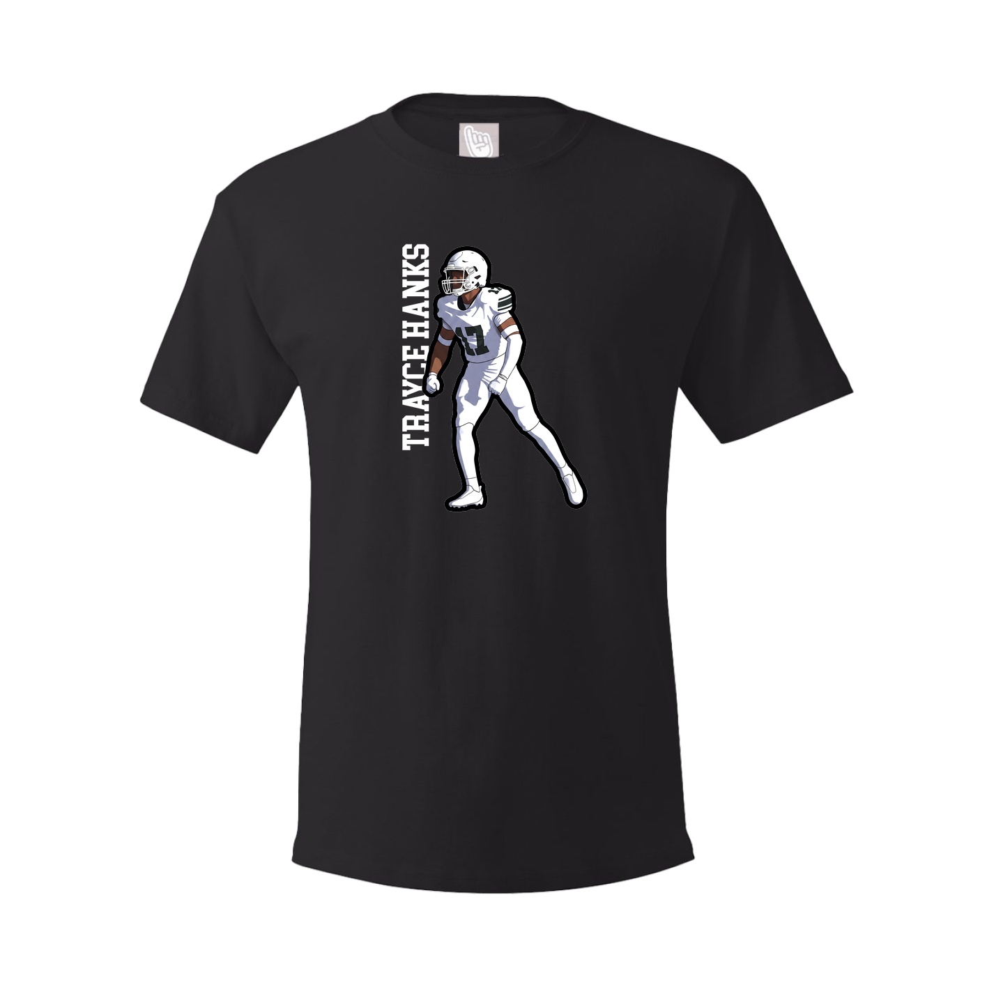 Tee — Name Vertical in Black