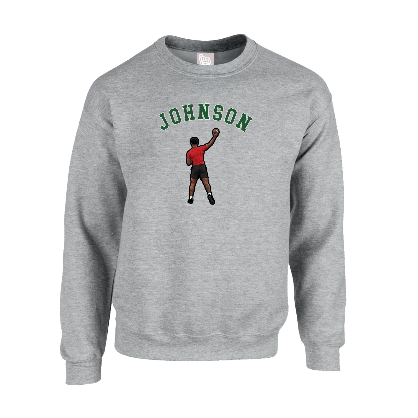 Fleece Crew — Shirsey Arch in Grey