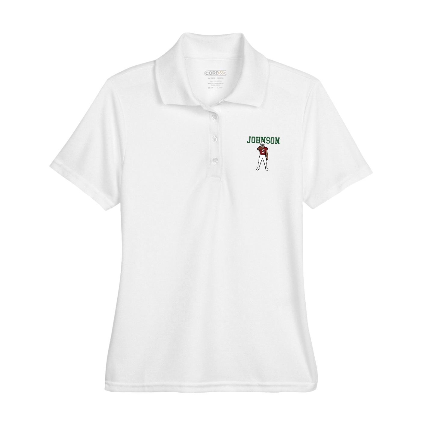 Womens Performance Polo — Shirsey in White