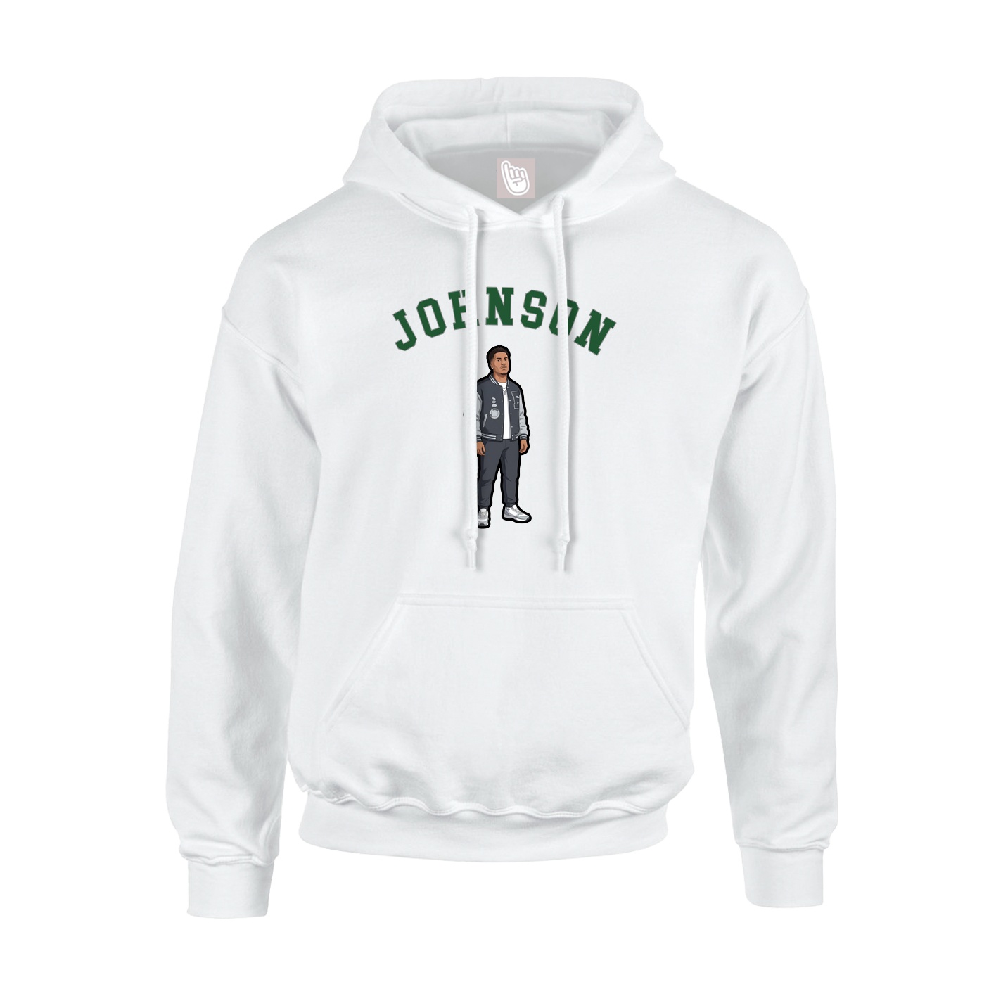 Hoodie — Shirsey Arch in White