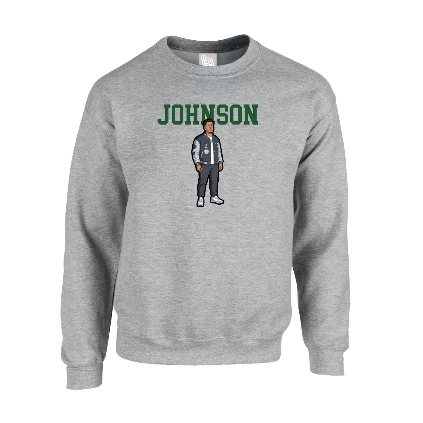 Fleece Crew — Shirsey in Grey