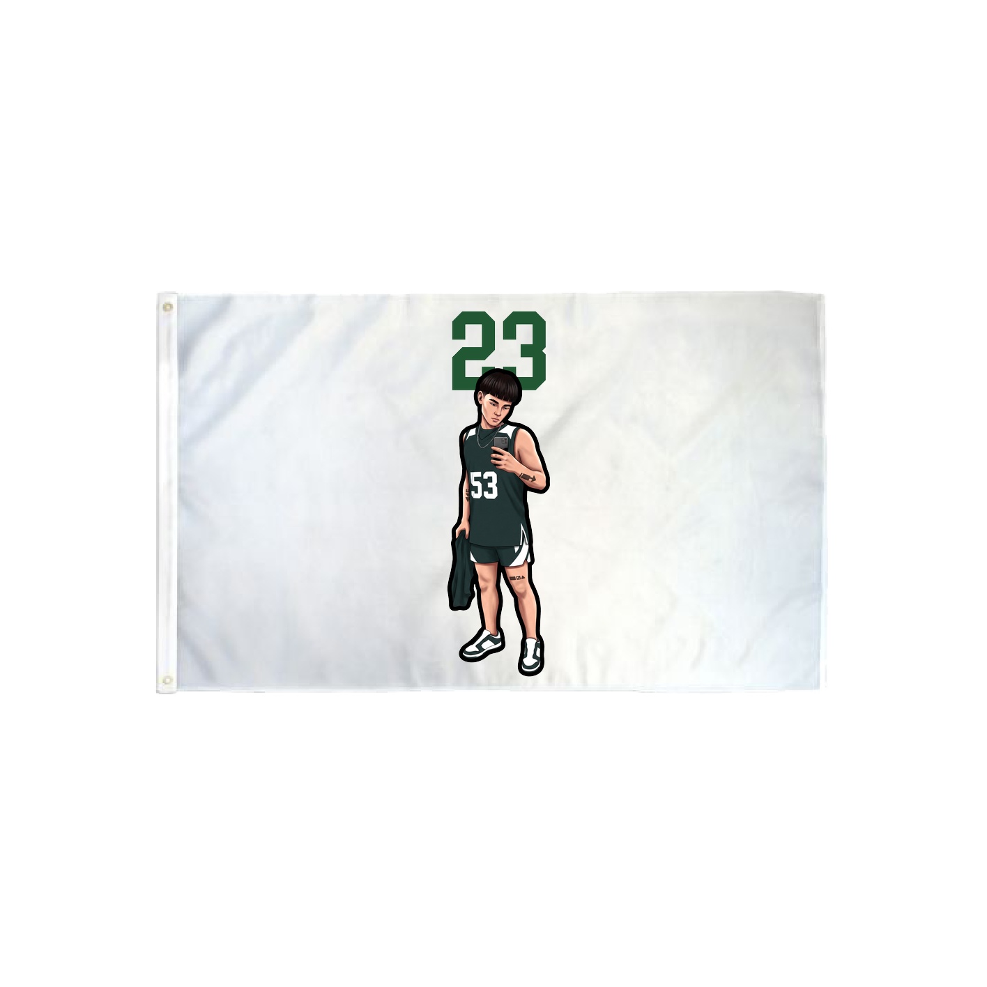 3x5 Flag — Number Top in Classic